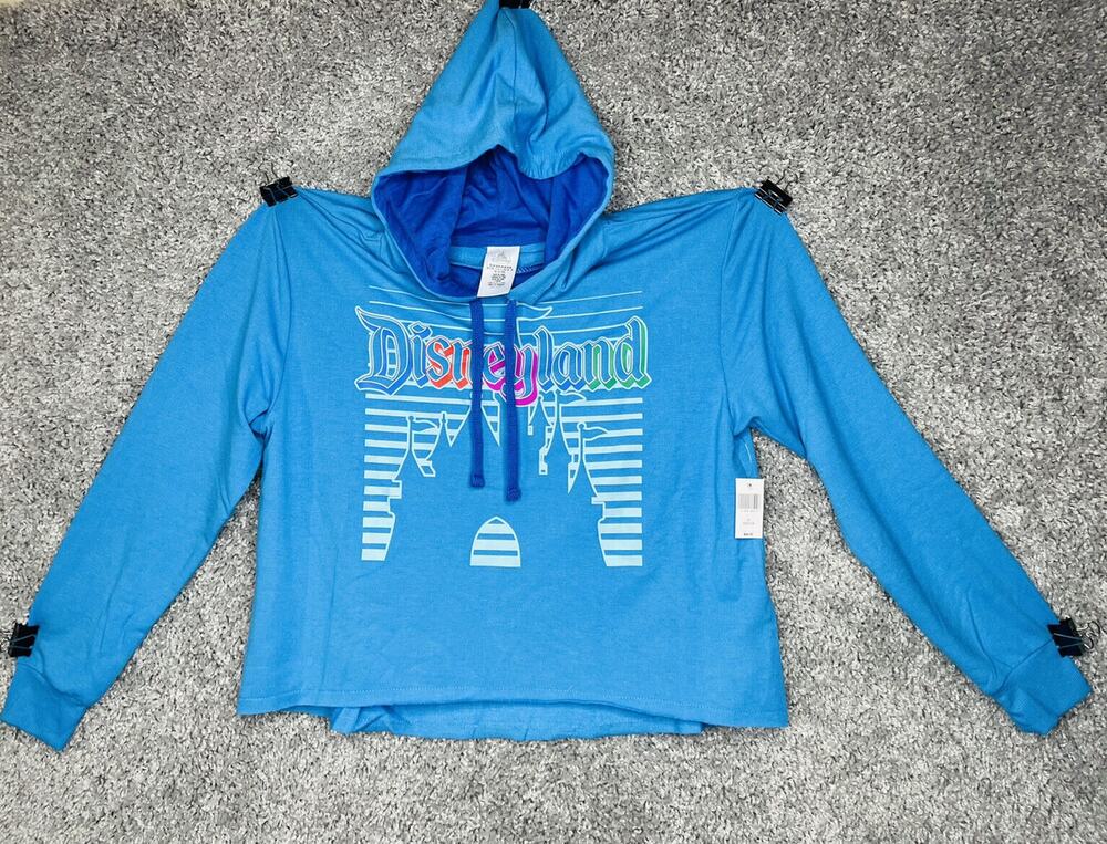 Disneyland Castle Women's Size XL Long Sleeve Hoodie Top